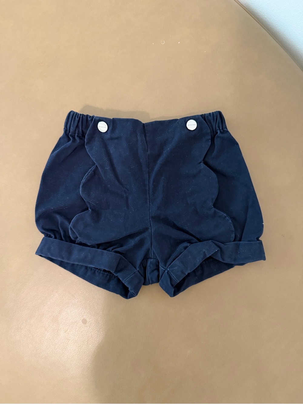 Jacadi Navy Scalloped Girls' Shorts